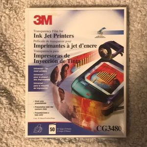 3M Transparency Film for InkJet printers